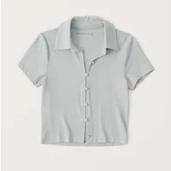 Abercrombie & Fitch Tops - Seamless Rib Fabric Polo